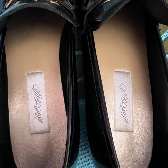 Lord & Taylor Vintage Black Patent Leather Loafers - Picture 2 of 4